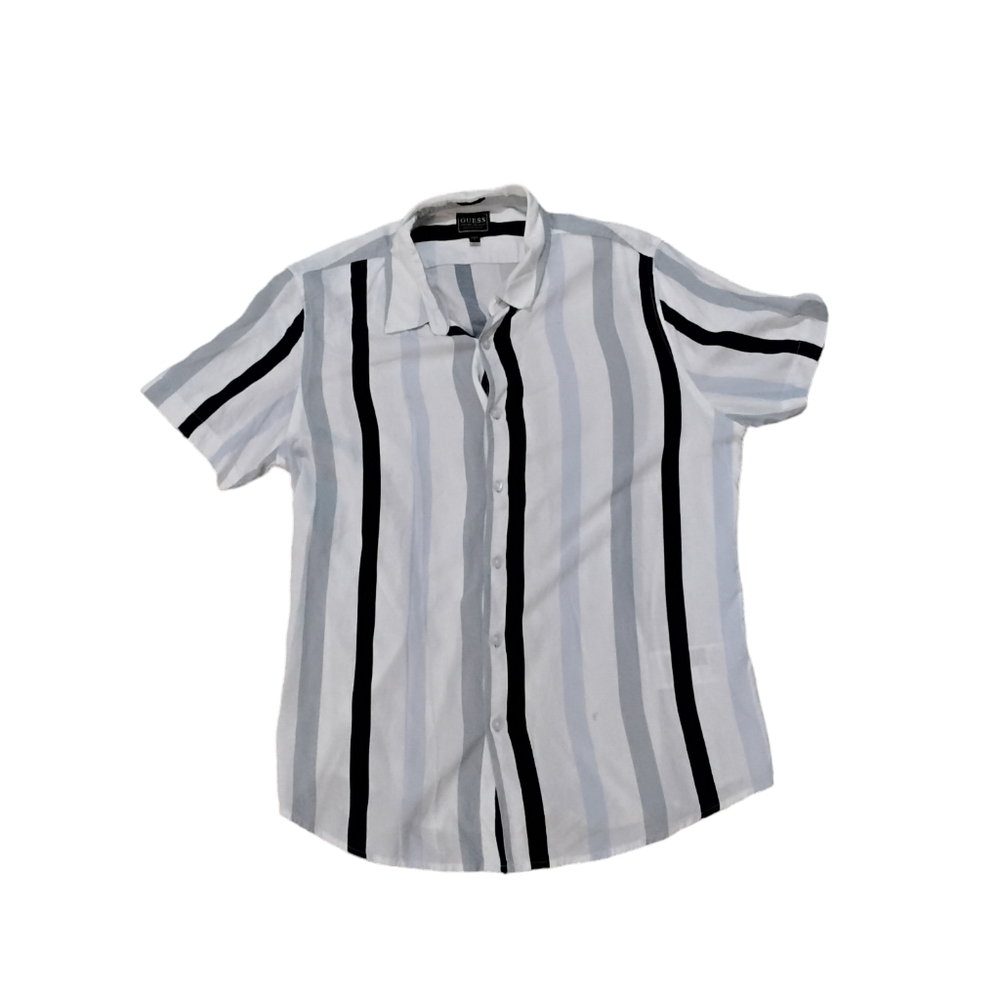 Guess Slim Fit Button Down Top Men's Size L